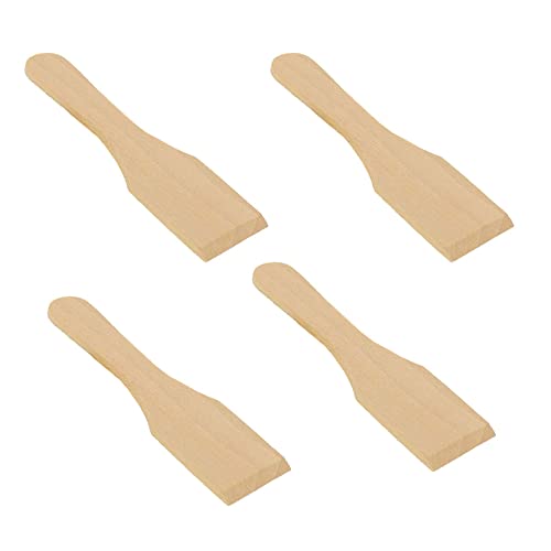 raclette for 4 - Wooden Raclette Spatula(4 pcs/set) for Cheese Grills, Gourmet Boards, Frying Pans, Fondue