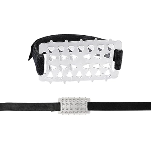 GMBYLBY 26 Teeth Ice Grippers for Shoes and Boot Nonslip Grippers Spikes Claw Ice Cleat Crampons for Hiking Fishing Walking
