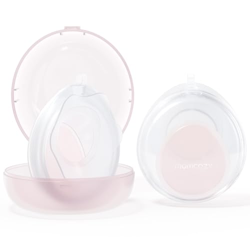 Momcozy Breast Milk Collector Collection Shell, Petal Soft Silico...