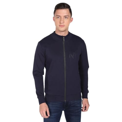 Image of Arrow Men's Cotton High Neck Sweatshirt