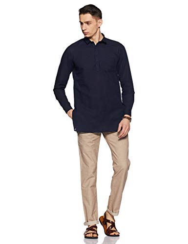 Image of Ethnix by Raymond Men's Cotton Regular Kurta