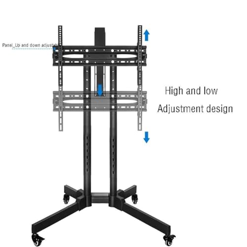 Soporte rodante ajustable en altura para TV 32-65 pulgadas miniatura 3