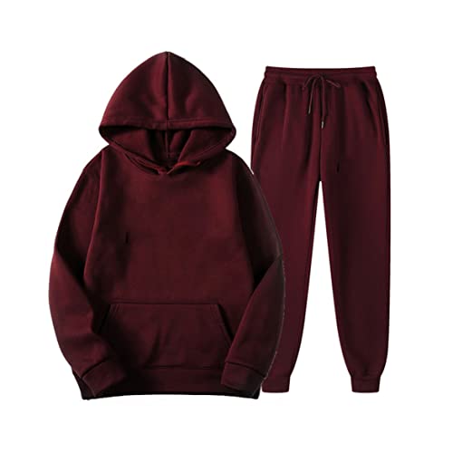 Sweat à capuche homme et pantalon de survêtement Kiioouu chaud pour l'hiver taille 7
