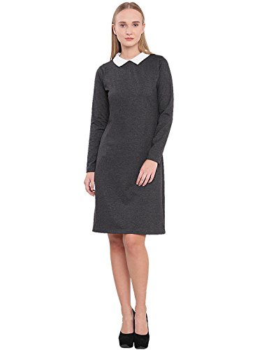 Image of Miss Chase Women's Cotton Collared Shift Dress