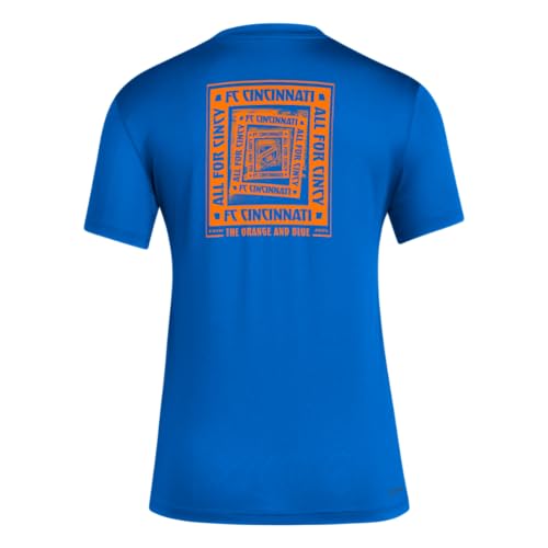 adidas Women's FC Cincinnati Local Warp Pre-Game Short Sleeve T-Shirt2