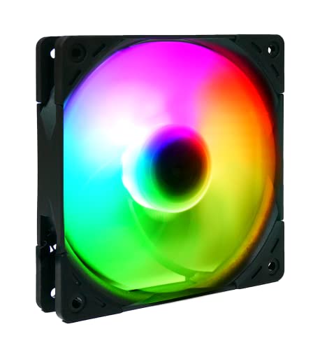 Image of Kaze Flex 120 High Air Flow PC Case Fan, Fluid Dynamic Bearing,120mm x 25mm (ARGB Edition, PWN 4-pin, 1800RPM)