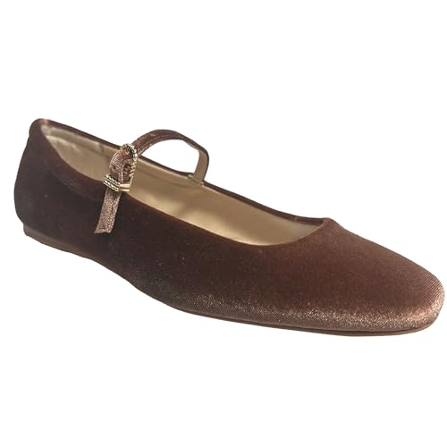 Dolce Vita Women's Reyes Ballet Flat, Mauve, 8.5