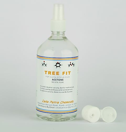 Image of Acetone | Nail Polish Remover | Cleaning Glass Remover | Remove Paint And Stuff Marks | Clear | (250 X 4 =1000 ML)