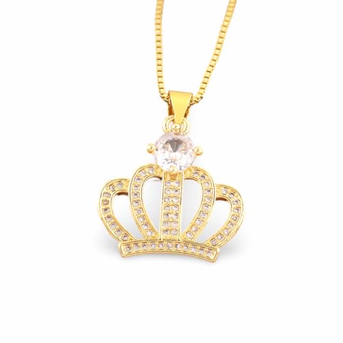 Bijoux délicats et collier couronne brillant au raffinement unique