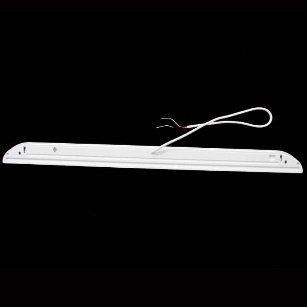 Lámpara LED de 12 V para exterior, impermeable, para puerta, blanco cálido, caravana, caravana, barco, 480 mm, color blanco