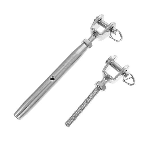 OSOLADY Sturdy Steel Cable Turnbuckle Closed Body Turnbuckle Screw Wire Fixing Tool