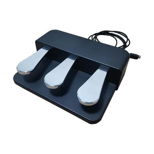 kowaku Pedal Triple de 3 Pedales para Pianos Eléctricos, Teclados, Pianos Digitales Y Teclados.
