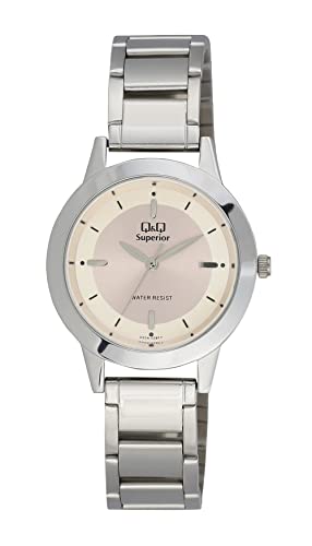 Q&Q Analog Rose Gold Dial Womens Watch-U00A-008PY (B0BYDP1BZ7) Amazon Price History, Amazon Price Tracker