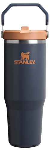 STANLEY IceFlow 2.0 Flip Straw Tumbler with Handle 30 oz | Twist On Lid and Flip Up Straw | Leak Resistant Water Bottle | Insulated Stainless Steel | BPA-Free | Twilight