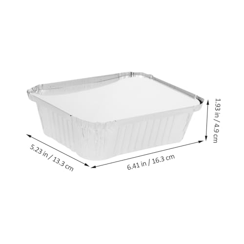 Cajas de aluminio resistentes de 600ml recipientes multifuncionales que evitan fugas de líquidos 6