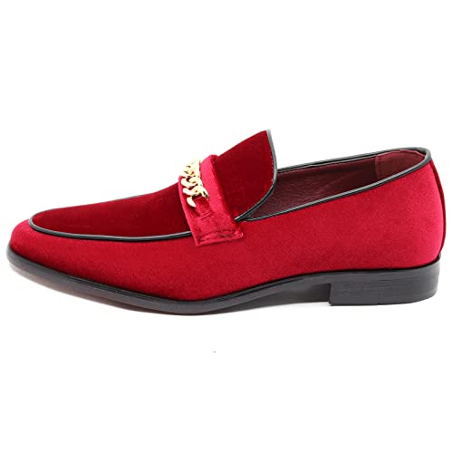 Men's Vintage Velvet Designer Classic Dress Tuxedo Smoking Slipper Loafer Slip On Shoes Arthur-022