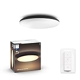 Sencillo control inalámbrico con el interruptor inalámbrico incluido: sin cables, puedes usarlo como mando a distancia o como interruptor de luz en la pared, colocado en su base; enciende, apaga, regula la luz o alterna entre las 4 recetas de luz predefinidas: relax, concentración, energía y lectura pulsando varias veces el botón de encendido