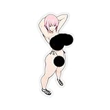 Uncensored Anime Girl Stickers - Hentai, Big, Large, Huge E278 (6x6, Transparent)