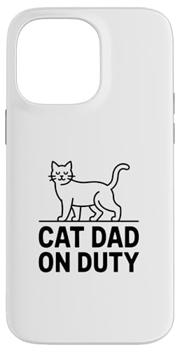 Cat Dad On Duty �X�}�z�P�[�X iPhone 14 Pro Max �p