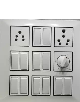 bahul wall board, modular board no 55 strong pvc box cona switches