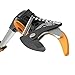 Fiskars Bypass Teleskop-Schneidgiraffe für frische Äste und Zweige, Antihaftbeschichtet, Stahlklinge/Aluminiumstiel, Länge 2,4 – 4 m, Schwarz/Orange, UPX86, 1023624