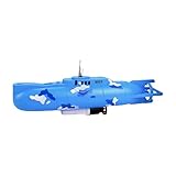 Rinnland Electric Simulated Submarine Toy, Large-Sized Science and Educational Model Toy Nuclear Submarine Model Toy Submarine Bathtub Toy Submarine Pool Toy with Strong Motor (8823)