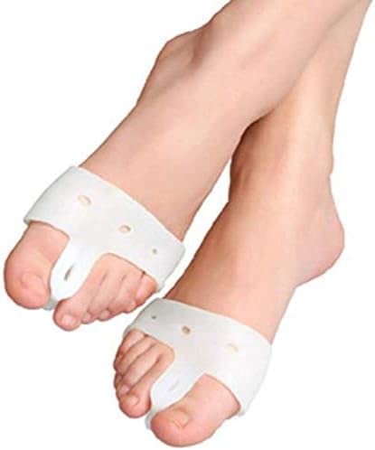 Attelle hallux valgus silicone et écarteur d'orteil pour pédicure à la maison