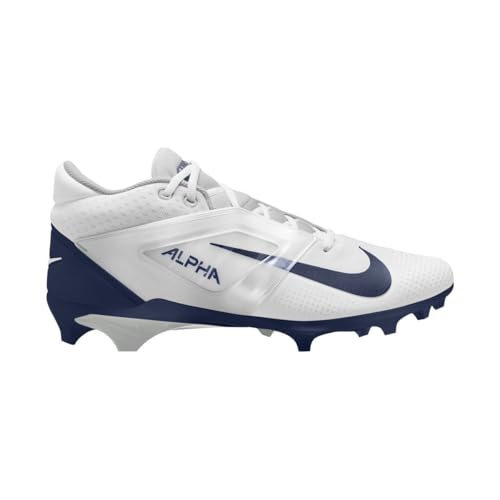 Image of Nike Alpha Menace 4 Elite Football Cleats (FD7036-600, University Red /Team Red /Black /White)