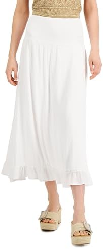 International Concepts INC Womens Crinkle Gauze Skirt