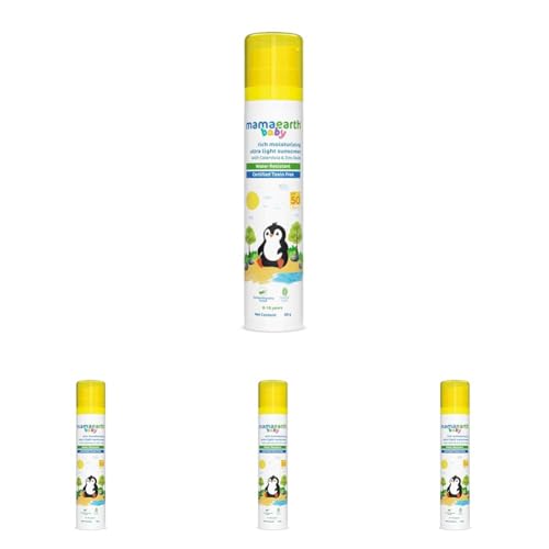 Image of Mamaearth Baby Rich Moisturizing Ultra Light Sunscreen - 50g | SPF 50 & PA++++ | Water Resistant | Lightweight & Moisturizing | Suits all Skin Type | Safe For Babies | Dermatological Tested | Hydrating Sun Protection