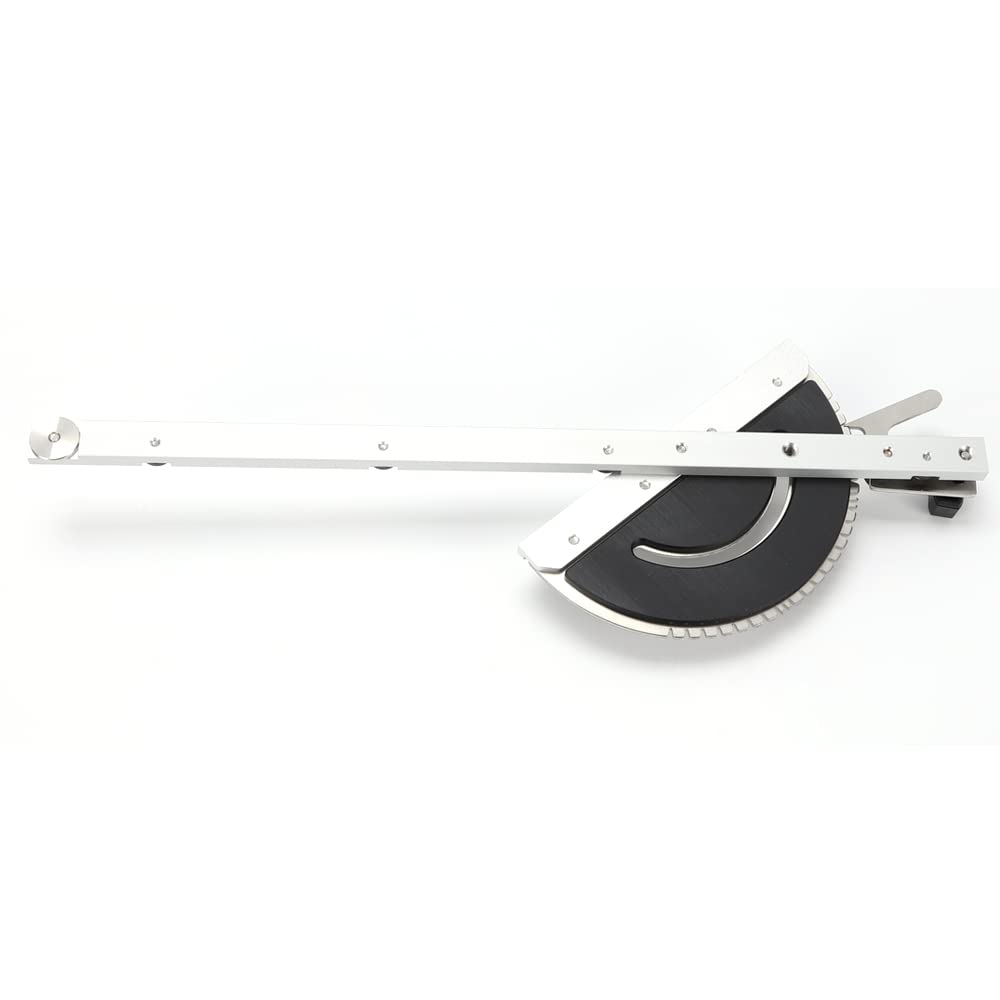 Gehrungslehre Für Tischkreissäge,450mm Winkelanschlag Anschlagwinkel für Tischkreissäge, Bandsäge, Frästisch, Scheibenschleifer, Bandschleifer