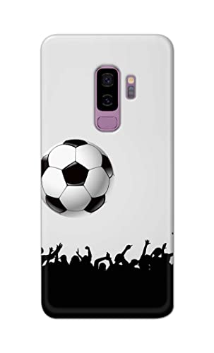 Image of Printed Hard Back Cover Case for Samsung Galaxy S9 Plus | Samsung S9+ Back Cover (Football Icon) -702