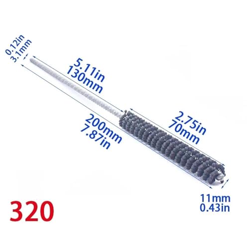 Outil d'affûtage de cylindre flexible en carbure silicium 11mm pour restaurer la compression