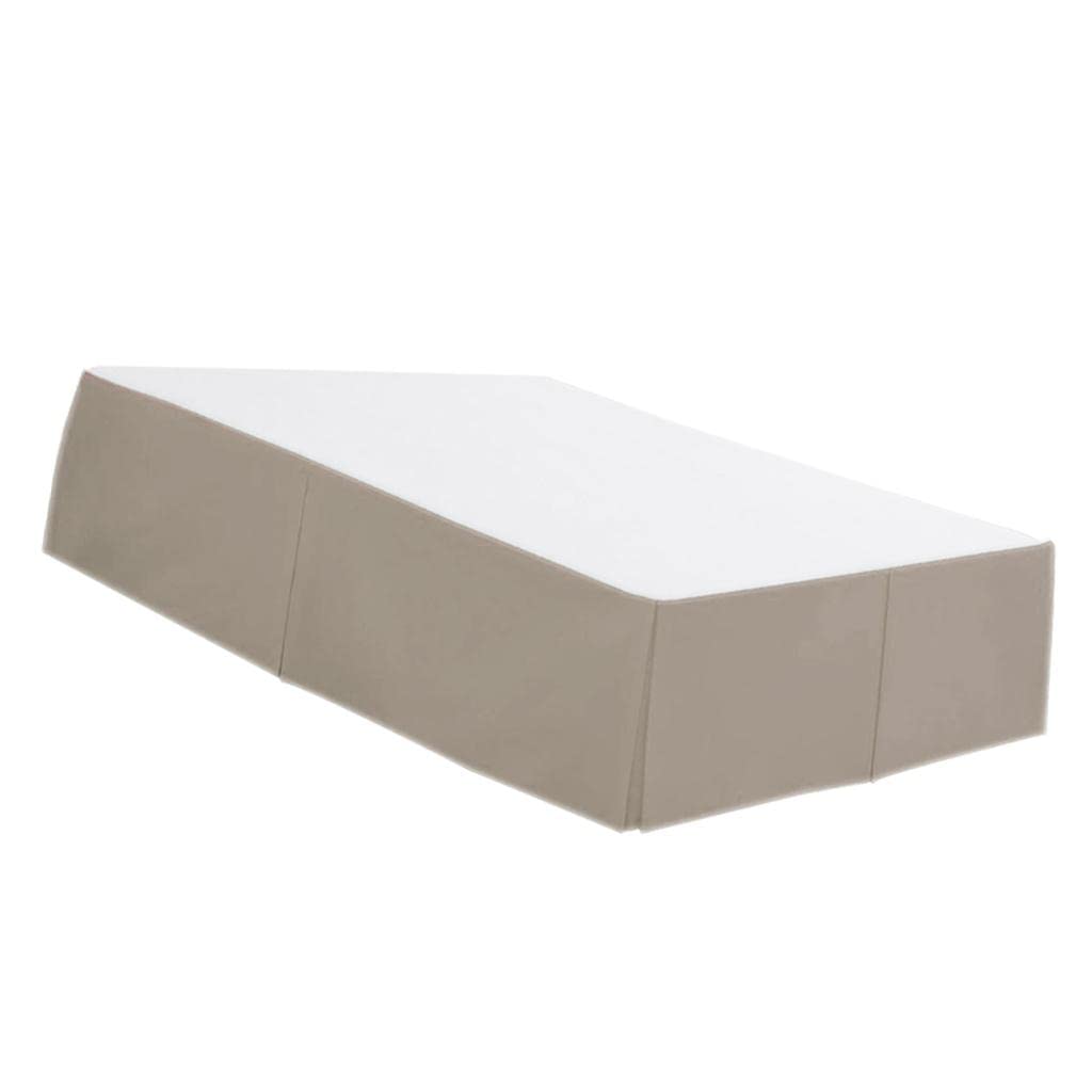 Solid Color Hotel Pleated Bed Skirt Wrinkle & Fade Resistant Khaki_Full Home & Garden | Bedding | Bed Skirts | Home & Garden | Bedding | Bed Skirts-image-18