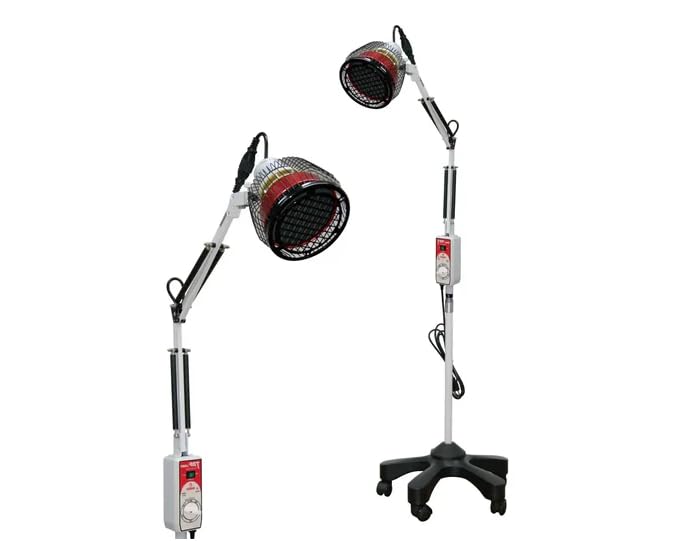 Image of Wabbo TDP Heat Lamp - 4.75 inch Single Head, Small Head TDP Lamp - Relief for Joint Pain and Muscle Aches, Increases Blood Flood - Manual Timer