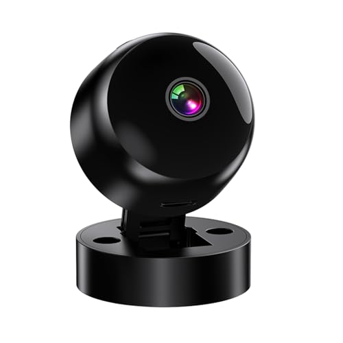 Pomya Smart WiFi Surveillance Camera, 360° Rotation, 1080P HD, Motion Detection, Rechargeable Battery, Night Vision