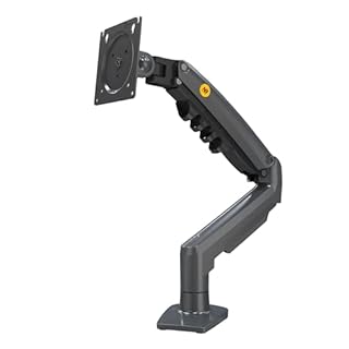 Ergosolid Supporto per Monitor PC, Monitor, Braccio articolato ergonomico, Molla a Gas, 17-30 Pollici, VESA 75 mm e 100 mm, Girevole a 360°