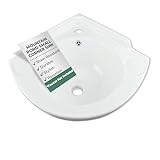 Corner Sinks White Vitreous China, Mountain Pond Corner Sink White 20 1/2 in. W