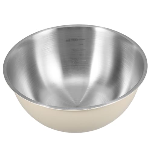 iplusmile Stainless Steel Prep Bowl Deep Mixing Bowl for Baking Salad Whisking Heavy Duty Food Grade Nesting