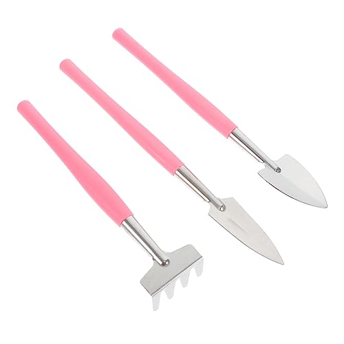 OFFSCH Garden Tool Set 3pcs Potting Tools Gardening Hand Shovels Compact Trowels Multi-Functional Soil Shovels for Digging Transplanting