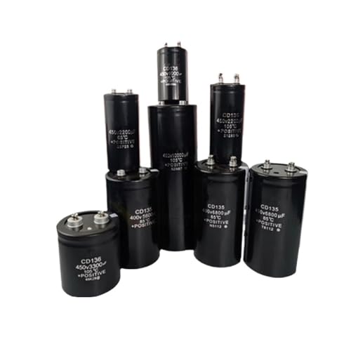 Condensateur électrolytique 400V 6300uF à vis pour filtrage industriel de puissance