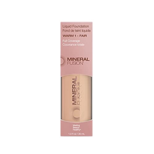 Mineral Fusion Liquid Foundation, Warm 1, 1 Fl. Oz (Pack Of 1) #TOP1
