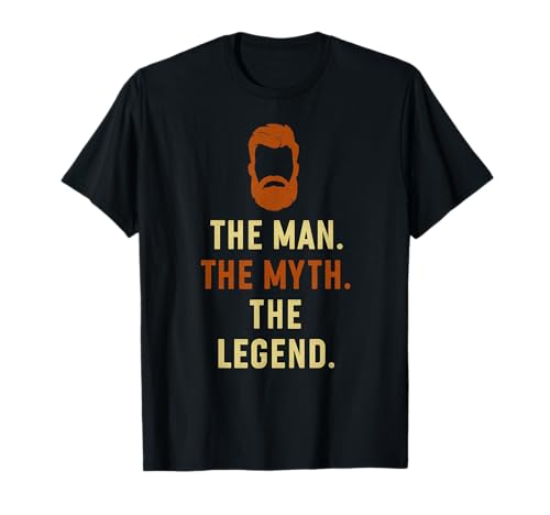 Die Legende des Männermythos | Vintage-Grafikdesign T-Shirt