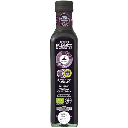 【DELICIOSA】アルチェネロ 有機バルサミコビネガー （バルサミコ酢） 250ml イタリア産 IGP認定のオーガニック調味料 ALCE NERO Organic Balsamic Vinegar C1-72のサムネイル