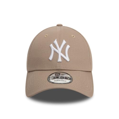 New Era MLB New York Yankees 9FORTY Strapback Sport Cap Hellbraun – Ansicht 2