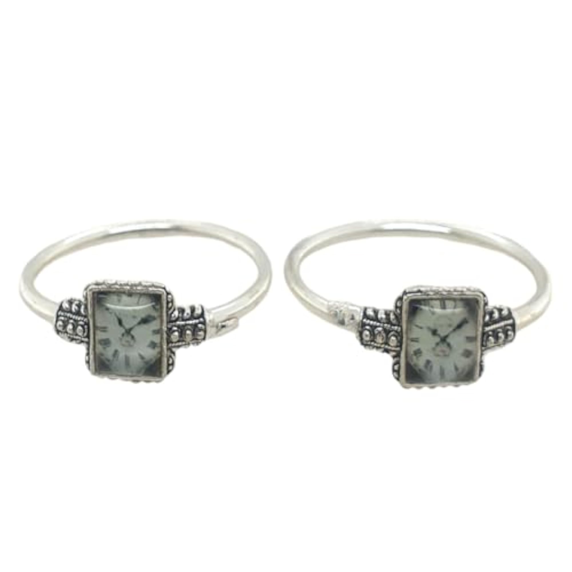 Exclusive Pure Silver Watch Design Babies Nazariya Kada Bangle