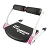 Wonder Core Smart Ab Machine, Sit Up Exercise Equipment, Crunches Ab Equipment, Ab Workout Equipment, Abdominal Muscle Exerciser, Total Body Workout Machine for Home (Pink)