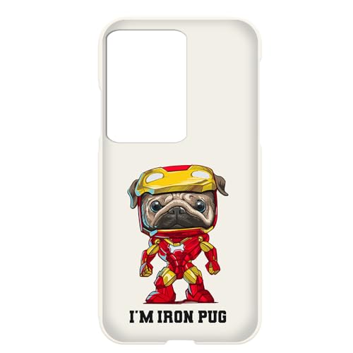 OPPO Reno 11A 用 ハードケース リノ11aのカバー アイアンぱぐ パロディ あにまる いぬ柄 ほわいと 携帯 スマホケース hbcbs01