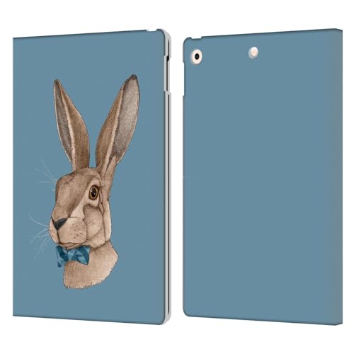 Étui portefeuille en cuir iPad 10.2 Barruf Hare Head Case Designs
