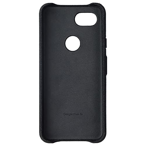 Google Pixel Case for Pixel 3a - Protective Phone Cover with Tailored Fabric and Active Edge Compatible - Official Google Pixel Cover - Carbon